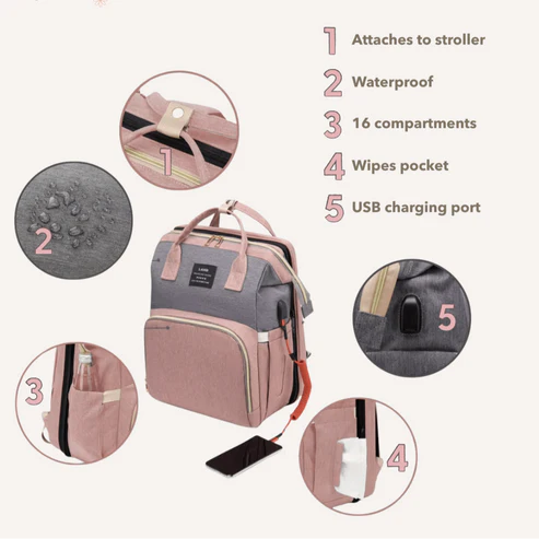 Multifunctionele luiertas – Alles bij de hand voor elke uitstap