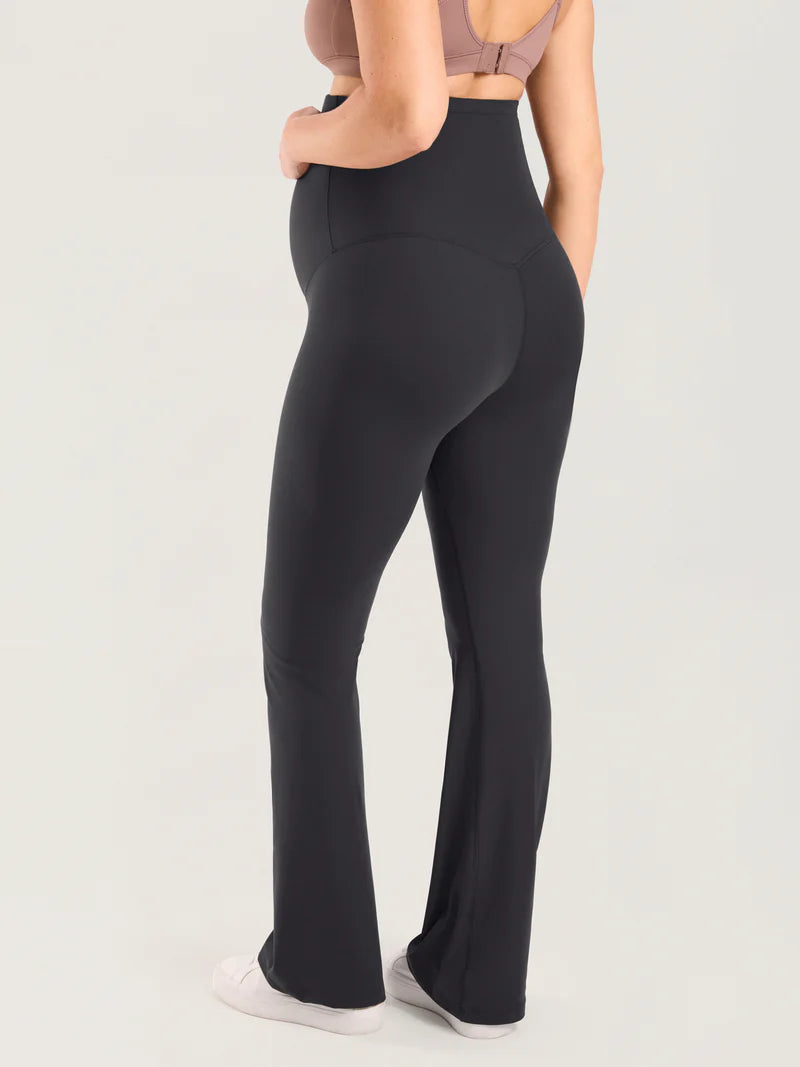 Zwangerschapslegging met wijde pijpen - Stijlvol en elegant tijdens je zwangerschap